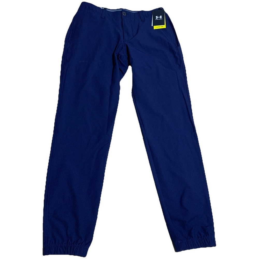 Under Armour UA Golf‎ Navy Blue Jogger Pants Mens 30X30 UPF 50 1387343 410 $85